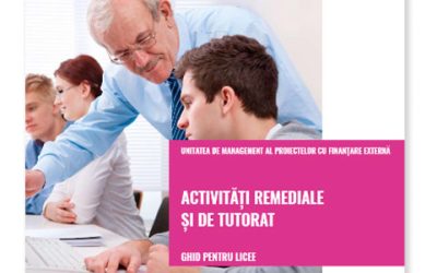 Activități remediale și de tutorat – ghid pentru licee